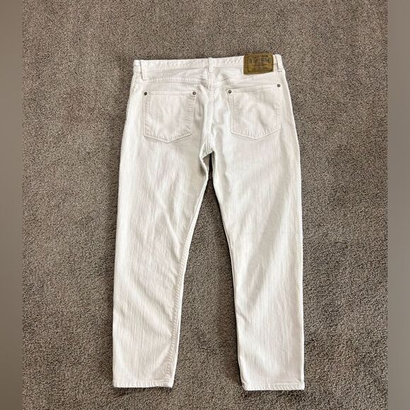 Ralph Lauren Sport Blue Label Prescott 208 White Straight Leg Jeans sz 31 - Picture 6 of 11